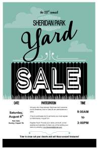Yard Sale Flyer 2016